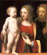 Bernadino Luini The Holy Family (mk05) oil painting